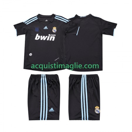 Divisa di Calcio Real Madrid 2009 2010 Retro Bambino Trasferta